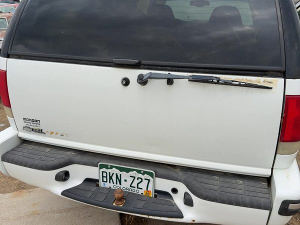 1998 Blazer S10/jimmy S15 Trunk/decklid/hatch/tailgate White 50U — photo 2