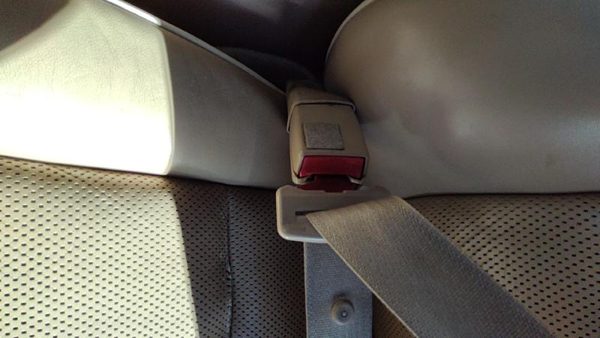 2007-2014 Lincoln Navigator Driver Left Front Seat Belt Buckle Receiver Oem Tan — photo 3