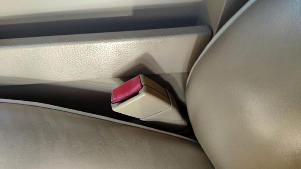 2007-2014 Lincoln Navigator Driver Left Front Seat Belt Buckle Receiver Oem Tan — photo 1