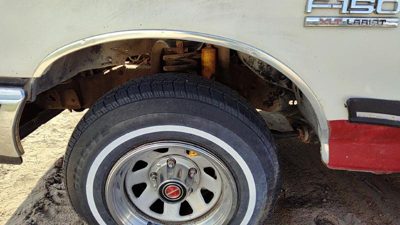 87-91 Ford F150 Driver Left Front Wheel Flare Moulding Oem Fender Chrome Trim Lh