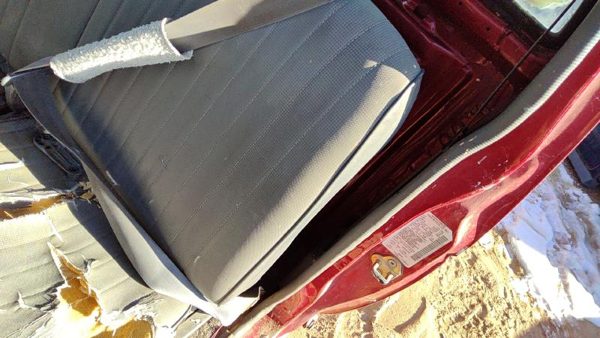 95-97 Nissan Hardbody Driver Left Front Seat Belt Retractor Oem Shoulder Gray — photo 4