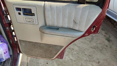 91-94 S10 Blazer Passenger Right Rear Inside Door Trim Panel With Switches Back