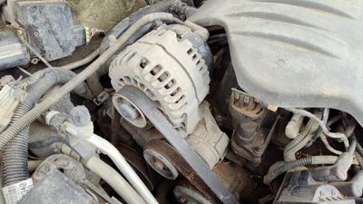 2000-2005 Buick Park Ave Mount Bracket Set For Alternator Oem