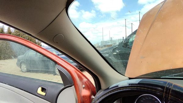 05-09 Chevy Cobalt Driver Left A Pillar Trim Windshield Post Panel Oem Gray 14C — photo 2