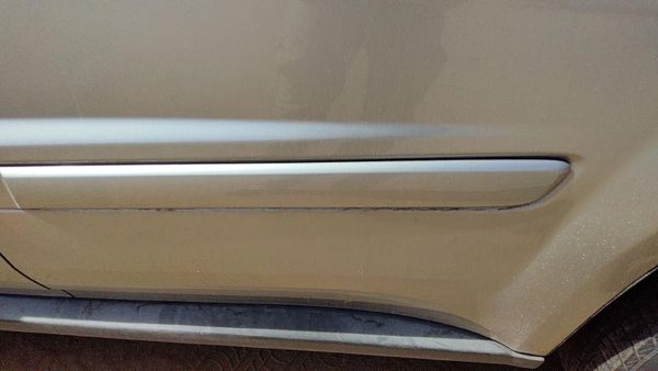 05-09 Equinox Driver Left Rear Moulding From Door Oem Back Trim Strip Silver 67U — photo 4