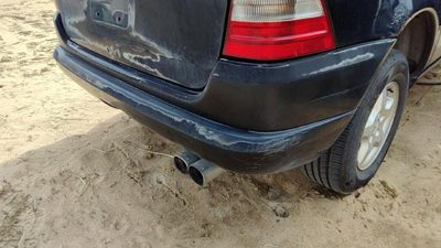 1998-2000 Mercedes Ml320 Rear Bumper Cover Assembly Oem Back 1638800171