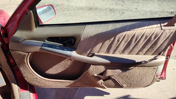 1988-1996 Grand Prix Passenger Right Door Trim Panel With Switches 2 Door Tan — photo 2