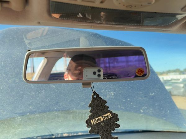 00-07 Vw Jetta Inside Rear View Mirror Oem Windshield Mounted Without Dimming — photo 3