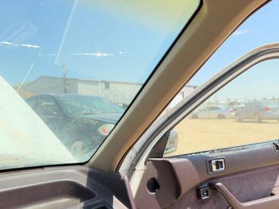 88-89 Accord Lx Passenger Right A Pillar Trim Windshield Post Panel Sedan Maroon