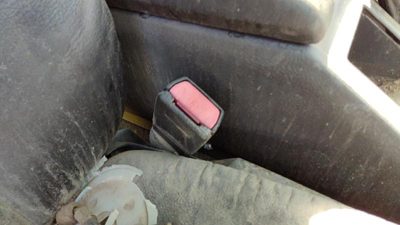 1997-1998 Bmw 540I Passenger Right Front Seat Belt Buckle Receiver Oem Black