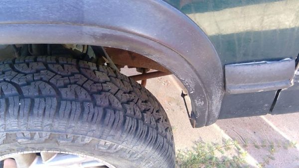 92-95 Dodge Dakota Driver Left Front Wheel Flare Oem Fender Moulding — photo 6