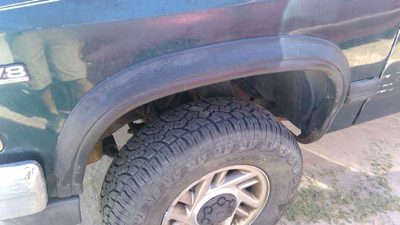 92-95 Dodge Dakota Driver Left Front Wheel Flare Oem Fender Moulding