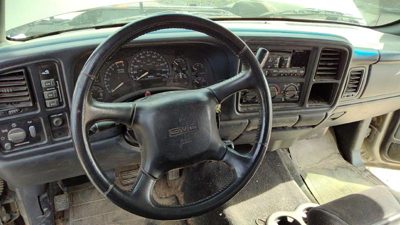 2002 GMC Sierra 2500 HD Steering Wheel Graphite 12D