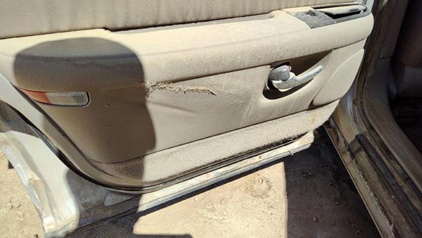 1997-03 Park Ave Ultra Driver Left Rear Inside Door Trim Panel Only Back Tan 562 — photo 8