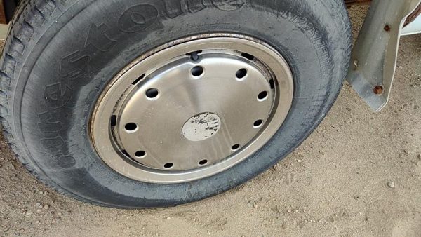 1993-1996 Gmc Van 3500 Set Of 4 Hub Caps Oem Wheel Covers 16 8 Lug 12542911 — photo 3
