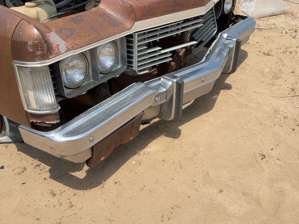 1974-1975 Chevy Impala Front Bumper With Brackets Assembly Oem 00339236 — photo 3
