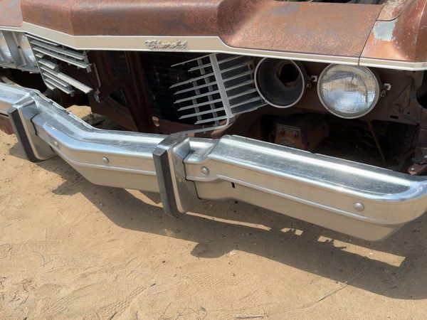 1974-1975 Chevy Impala Front Bumper With Brackets Assembly Oem 00339236 — photo 8