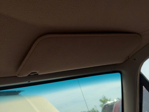 87-97 Ford F250 Passenger Right Sun Visor Oem Brown Rk — photo 1