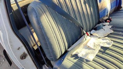 1993 Gmc Sierra 2500 Passenger Right Front Seat Belt Retractor Oem Shoulder Blue