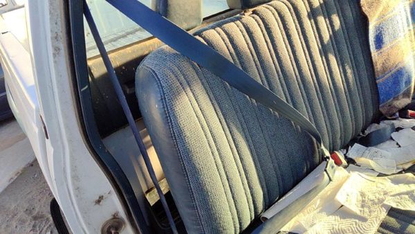 1993 Gmc Sierra 2500 Passenger Right Front Seat Belt Retractor Oem Shoulder Blue — photo 2