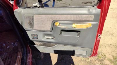 1987-1991 Ford F150 Passenger Right Front Door Trim Panel With Switches Gray