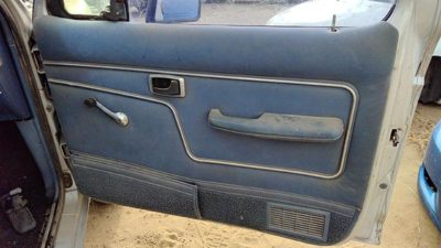 83-88 Ford Ranger Passenger Right Front Door Trim Panel Manual Blue