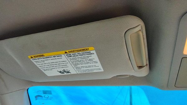 2007-2008 Nissan Altima Driver Left Sun Visor Oem Charcoal G 96401Ja20a — photo 3
