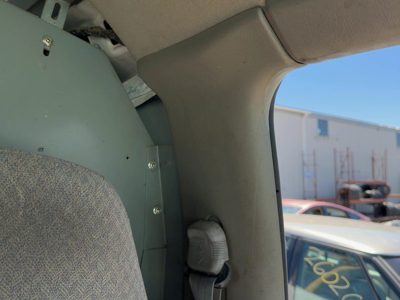 1996-2002 Chevy Express 2500 Driver Left B-Pillar Trim Panel Oem Medium Grey