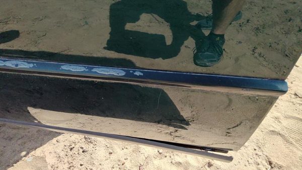 98-04 Cadillac Seville Driver Left Front Moulding From Door Oem Trim Strip Green — photo 2