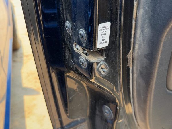 2002-2008 Dodge Ram 1500 Driver Left Rear Door Latch With Rods/Cables Oem Back — photo 2