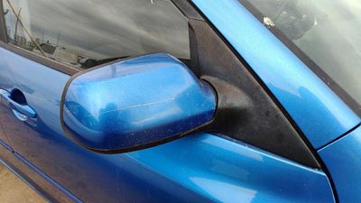 2004-2006 Mazda 3 Passenger Right Side Mirror Door Mounted Oem 27B Winning Blue