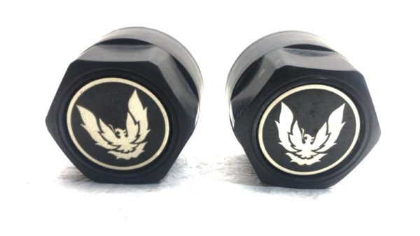 83-84 Pontiac Firebird Pair Of Center Caps 3-1/4" Diameter 2-7/8" Tall Factory — photo 3