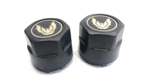83-84 Pontiac Firebird Pair Of Center Caps 3-1/4" Diameter 2-7/8" Tall Factory — photo 1