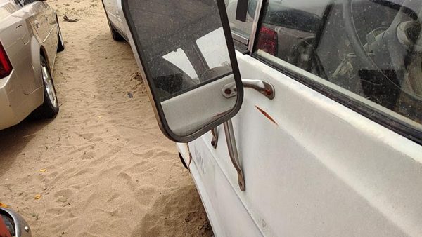 1974 Dodge Van B200 Driver Left Side Mirror Door Mounted Chrome Oem White — photo 5