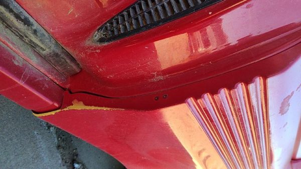 1992-1994 Grand Prix Driver Left Rear Moulding On Quarter Panel Oem 2 Door Red — photo 4
