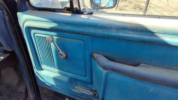 80-86 Ford F150 Passenger Right Front Door Trim Panel Manual Windows Oem Blue — photo 4
