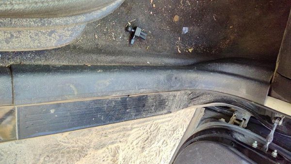 10 Fusion Passenger Right Lower Sill Step Moulding Trim Panel Dw Charcoal Black — photo 2