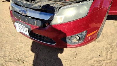 2010-2012 Ford Fusion Front Bumper Cover Assembly Oem Red U6 Ae5Z17D957Baptm