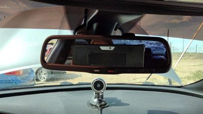 2015-2017 Chrysler 200 Inside Rear View Mirror Oem Windshield Mounted 68203589Ad