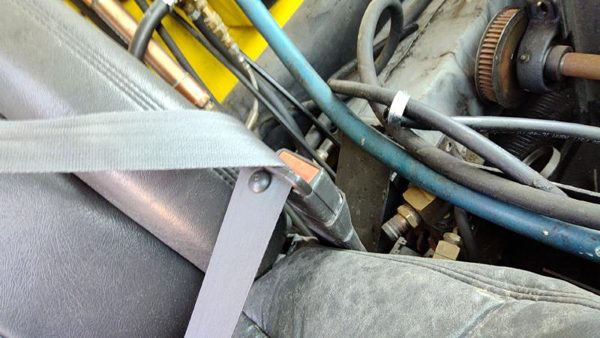 98-02 Express Van 2500 Passenger Right Front Seat Belt Buckle Receiver 69W Dark — photo 5