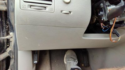 07-09 Grand Vitara Xl-7 Lower Dash Under Column Knee Bolster Trim Panel Oem Gray