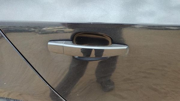 2011 RH Passenger Right Rear Outside Door Handle OEM Back Black Gar — photo 2