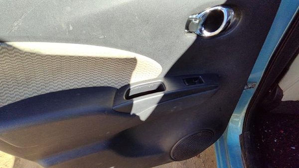14-19 Versa Note Driver Left Rear Door Trim Panel With Switches Back Charcoal G — photo 6