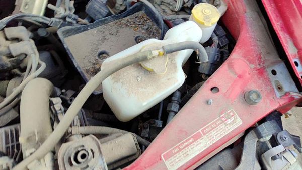 94-97 Ford Aspire Coolant Reservoir Radiator Overflow Tank Bottle Oem — photo 3