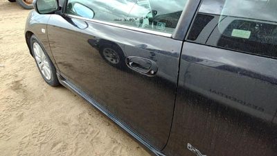 2004 Honda Civic Front Door LH Black Nbp