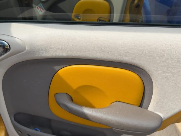 01-02 Pt Cruiser Passenger Right Rear Door Trim Panel Back Taupe/Beige Fl — photo 5