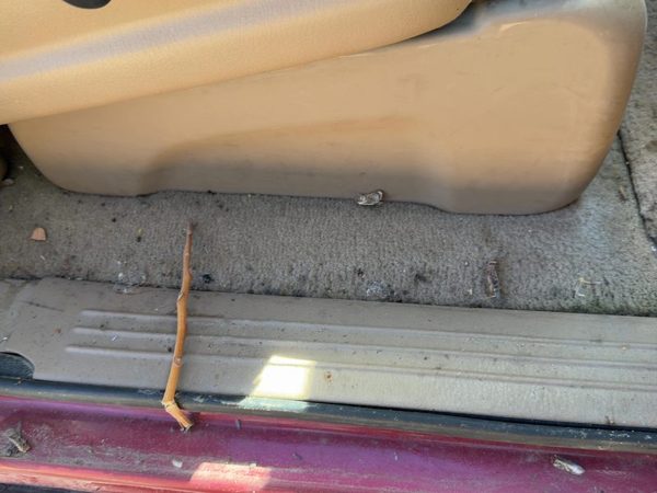 1996-1997 Chrysler Town & Country Under Seat Storage Drawer Assembly Tan FLK5 — photo 1