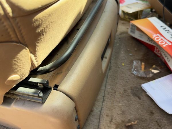 1996-1997 Chrysler Town & Country Under Seat Storage Drawer Assembly Tan FLK5 — photo 4