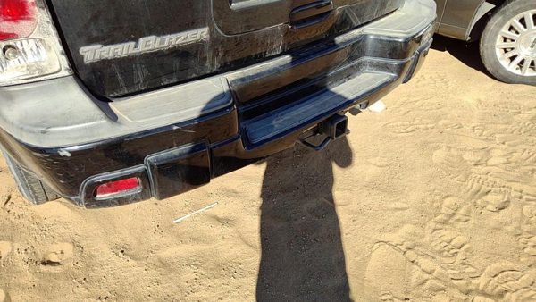 2002-2009 Chevy Trail Blazer Rear Bumper Cover Assembly Oem Back Black 41U — photo 5