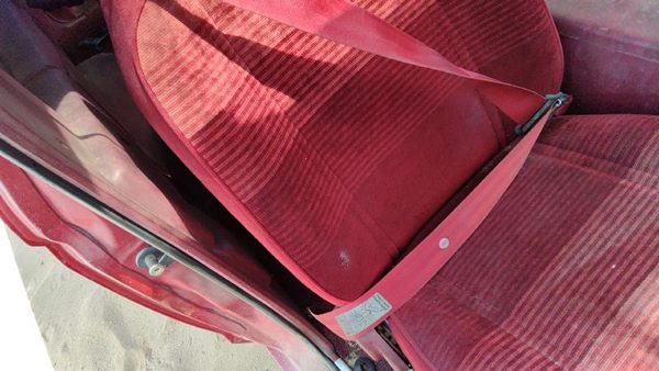 1990 Ford Bronco 2 Passenger Right Front Seat Belt Retractor Oem Shoulder Red — photo 5